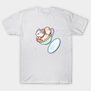 Teacup Cat T-Shirt